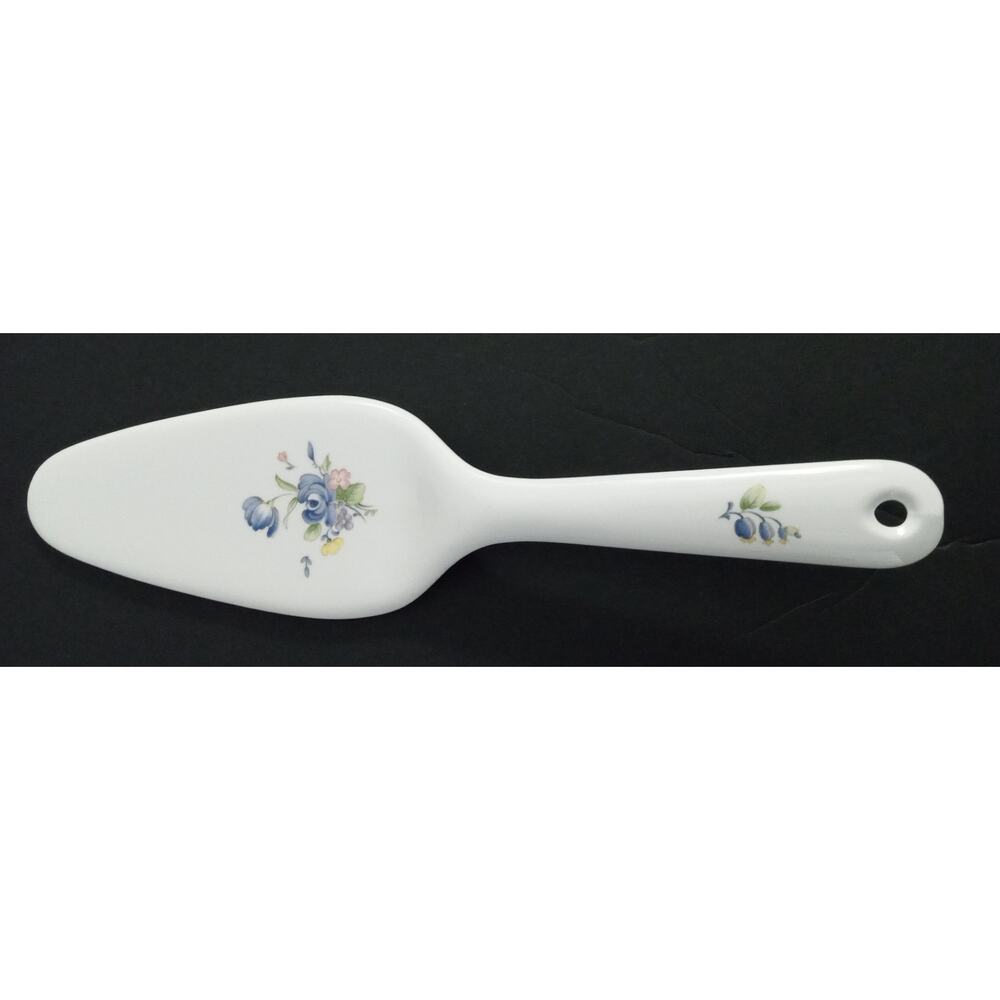 Nikko Blue Peony Cake Pie Server